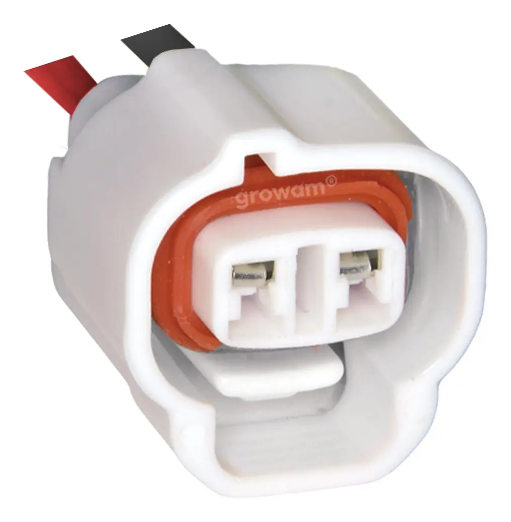 FICHA PLASTICA ENCHUFE 2 PIN ACTUADOR VALVULA