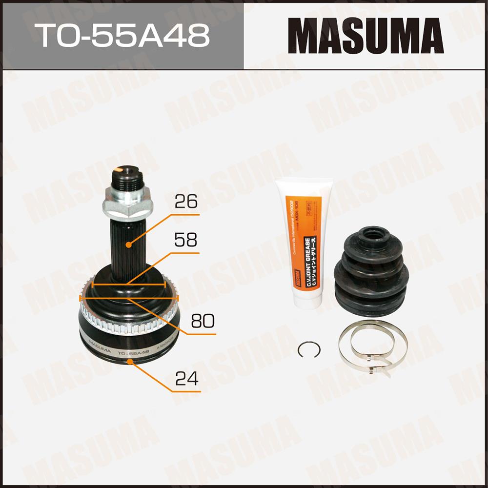 HOMOCINETICA TOYOTA COROLLA 1ZZ 26-58-24 ABS