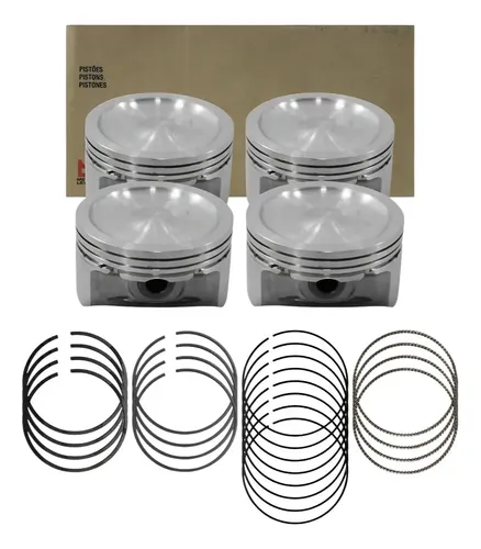 PISTON Y JUEGO DE ARO CHEVROLET AGILE-MONTANA 1.4 8V 78MM