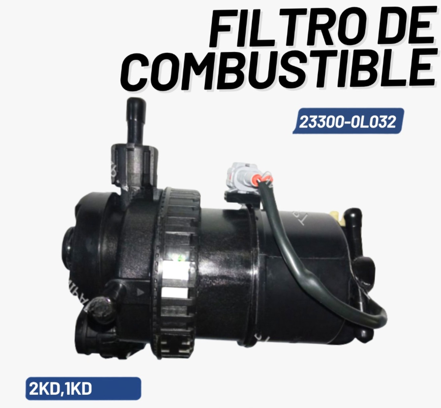 FILTRO DE COMBUSTIBLE HILUX-LAND CRUISER PRADO 2KD-FTV-1KD-KUN 25